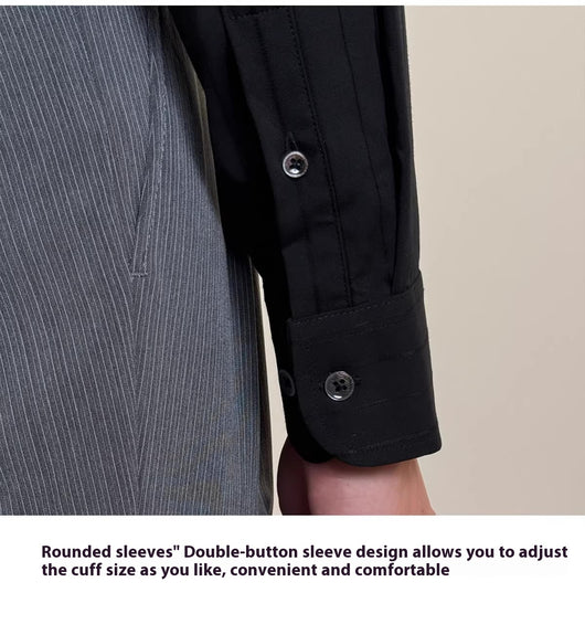 Camisa Elástica de Rayas Multiestación para Hombre - Image 8