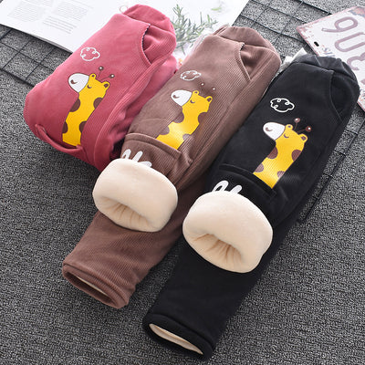 Pantalones de Algodón para Niños y Niñas con Forro Térmico Triple Capa - Image 18