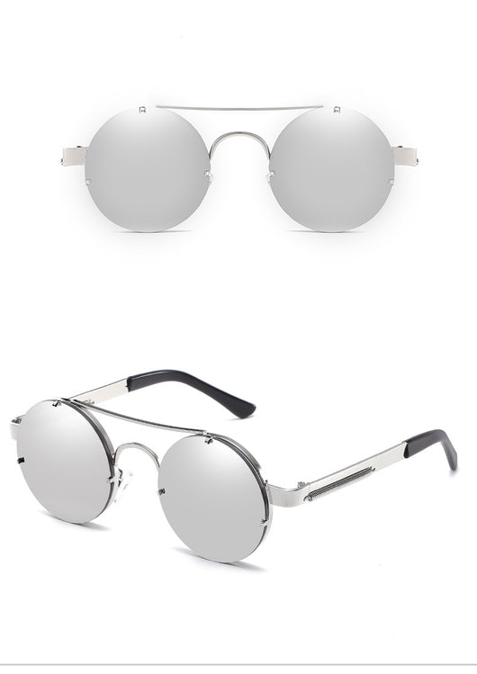 Gafas de Sol Retro Punk con Lentes de Película Color - Image 14
