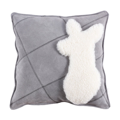 Almohada Decorativa Perro Cartoon en Cuero y Lana - Image 18