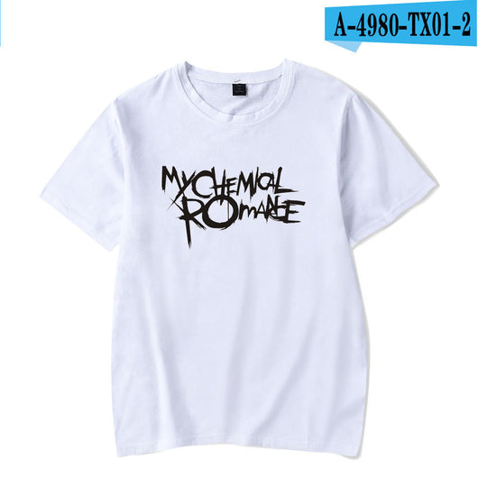 Playera Suelta My Chemical Romance para Hombre de Manga Corta - Image 10