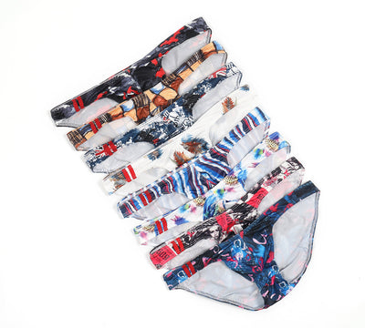Calzoncillos Hombre Cintura Baja Estampado Malla Transpirable - Image 16