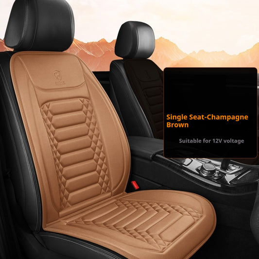 Asiento Calefactor Eléctrico de Peluche para Auto - Image 2