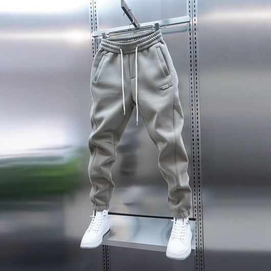 Pantalones Deportivos Casuales para Hombre - Diseño Moderno en Colores Sólidos - Image 4