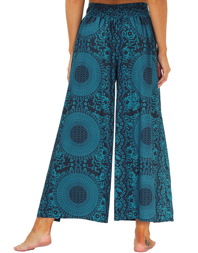 Pantalones Rectos Estampados para Mujer - Frescos y Cómodos con Abertura Lateral - Image 6