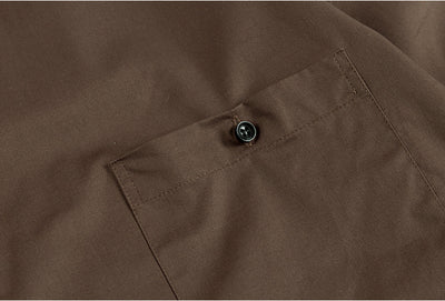 Camisa Suelta Coreana para Hombre de Manga Larga - Estilo Elegante y Moderno - Image 12