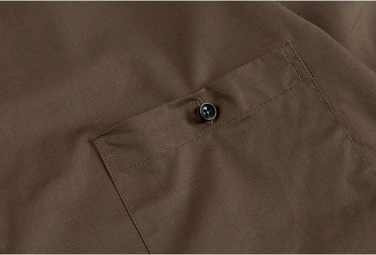 Camisa Suelta Coreana para Hombre de Manga Larga - Estilo Elegante y Moderno - Image 12