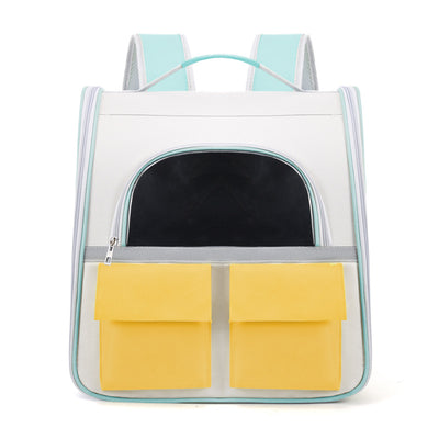 Mochila Transparente para Gatos de Gran Capacidad con Lona - Image 7