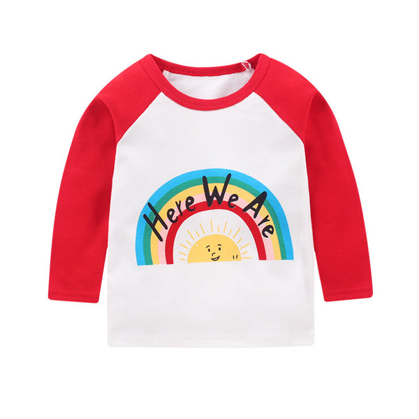 Camiseta Térmica Infantil de Cuello Redondo y Manga Larga