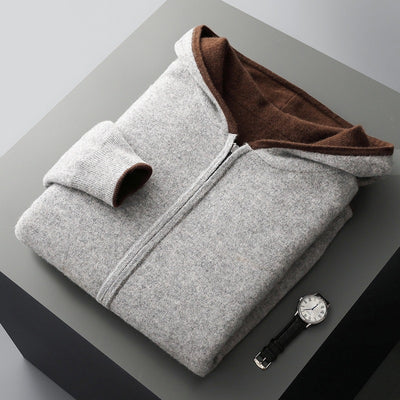 Chaqueta Tejida para Hombre con Bloques de Color - Image 8