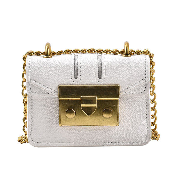 Bolso Bandolera Cuadrado Mini con Cadena - Estilo Ins All-Match