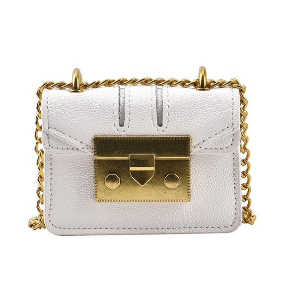 Bolso Bandolera Cuadrado Mini con Cadena - Estilo Ins All-Match