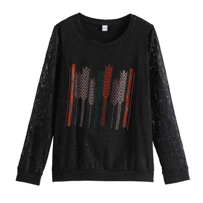 Blusa Elegante con Encaje y Detalles Brillantes para Mujer - Image 6