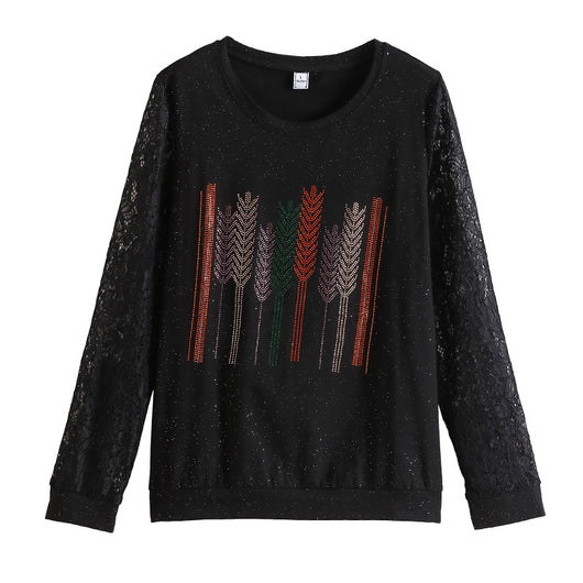 Blusa Elegante con Encaje y Detalles Brillantes para Mujer - Image 6