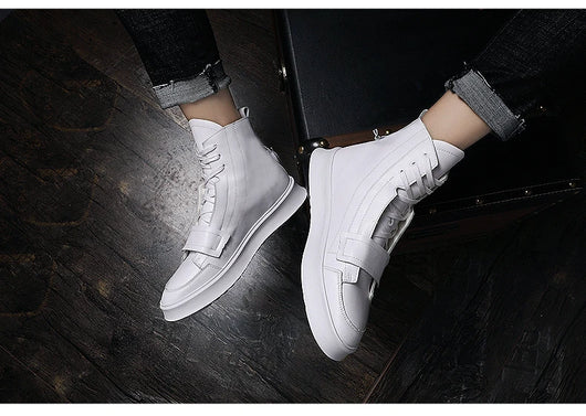 Botas de Invierno para Hombre en Cuero PU - Botines Cálidos y Resistentes - Image 9