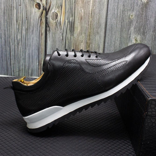 Zapatos Casuales de Cuero Genuino con Suela Reforzada y Diseño Texturizado - Image 14