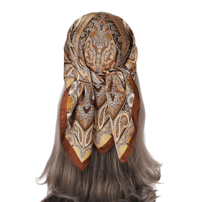 Pañuelo de Seda Estampado - Accesorio de Moda Versátil - Image 5