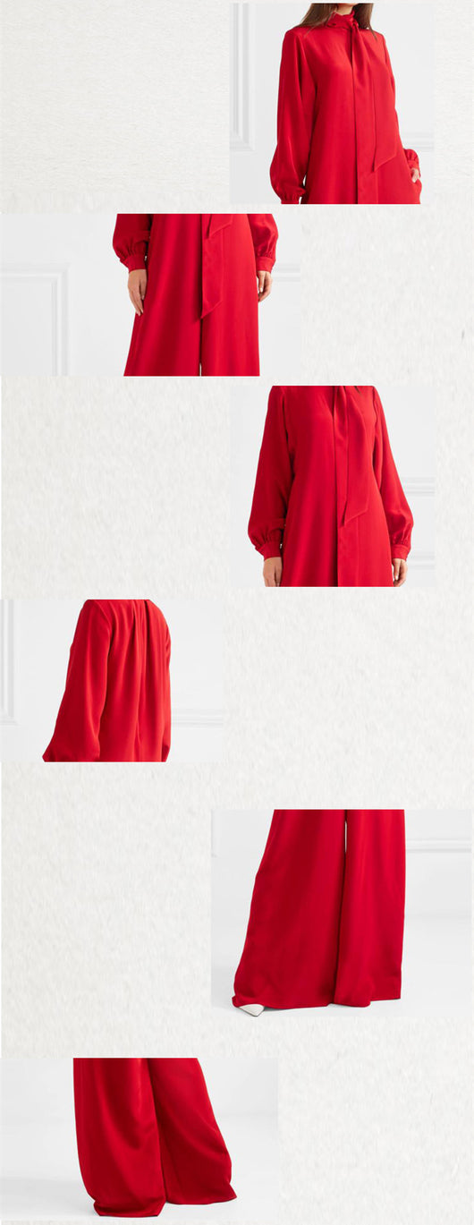 Jumpsuit Ancho de Manga Larga Relajado - Image 8