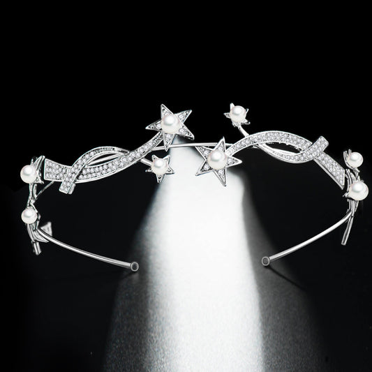 Diadema Corona Nupcial Princesa XINGX para Novia