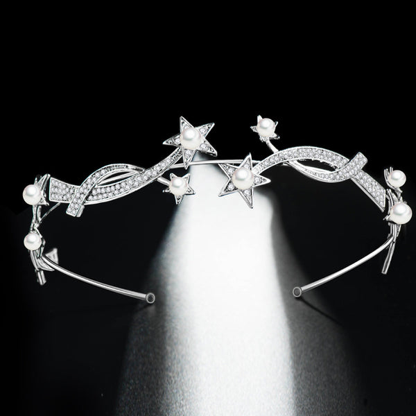 Diadema Corona Nupcial Princesa XINGX para Novia