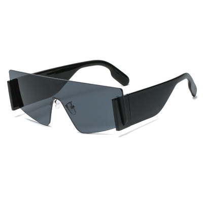 Gafas de Sol Oversized sin Marco para Mujer - Estilo Moderno y Versátil - Image 13