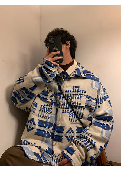 Abrigo de Lana Oversized para Hombre - Chaqueta Casual Holgada - Image 30