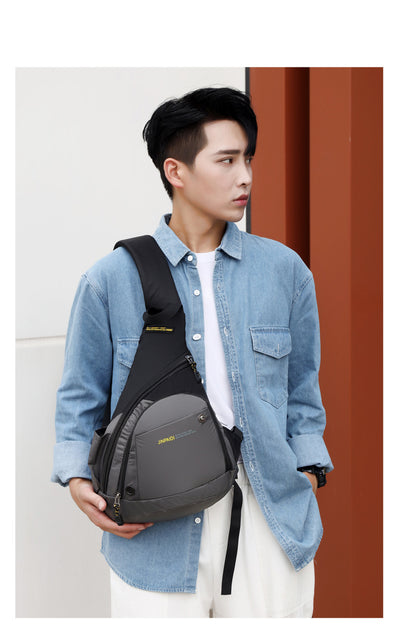 Bolsa Retro de Pecho con Correa Cruzada para Hombre - Image 16