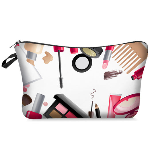 Bolsa de Cosméticos Impresión Digital - Organizador de Maquillaje Portátil - Image 3