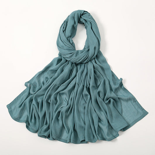 Pañuelo Modal Rayon Malayo Indonesio Colores Sólidos Transpirable - Image 29
