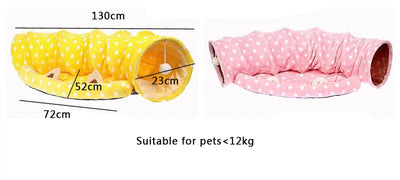 Túnel Enrollable para Gatos con Cama Integrada y Juguete Dragón - Image 7