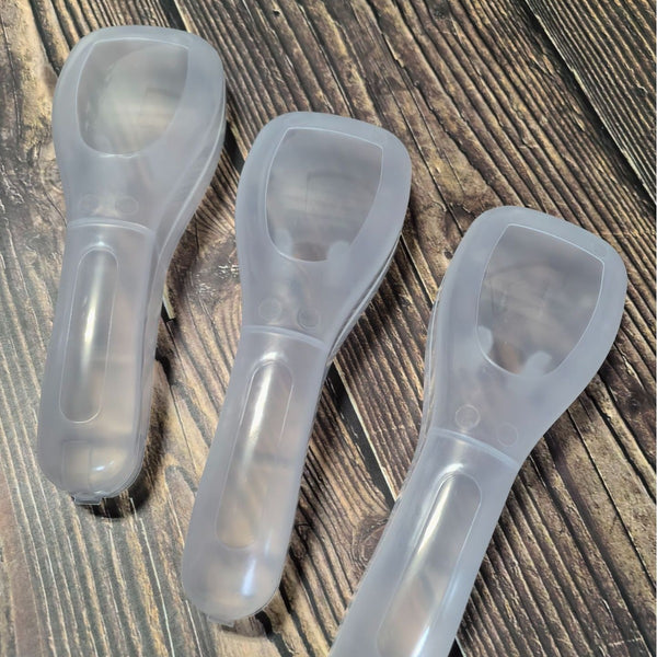 Estuche Organizador Transparente Antipolvo para Afeitadora Portátil