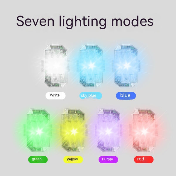 Lámpara LED para Dron con Control Remoto Impermeable y Luces Intermitentes