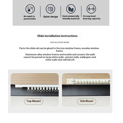 Cortina Enrollable Adhesiva para Armarios sin Perforaciones - Image 23