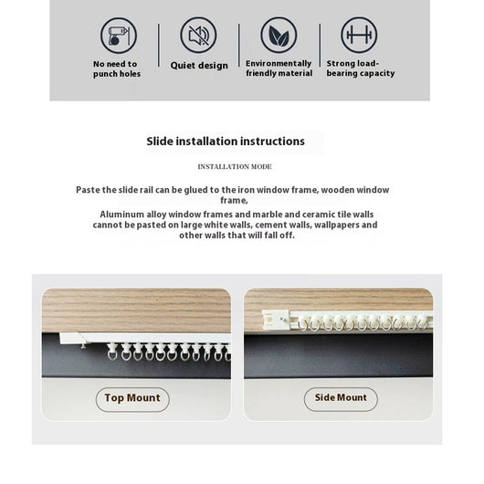 Cortina Enrollable Adhesiva para Armarios sin Perforaciones - Image 23