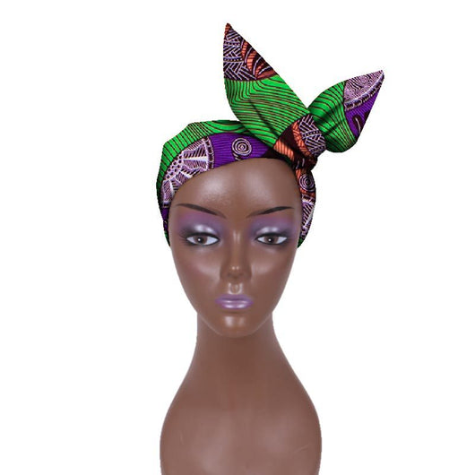 Cinta para la Cabeza Ankara Ajustable - Tela Batik Conmemorativa - Image 34