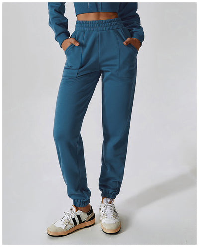 Pantalones Deportivos de Terciopelo Polar para Mujer - Corte Recto y Cómodo - Image 16