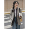 Blazer Casual Gris para Mujer - Primavera y Otoño