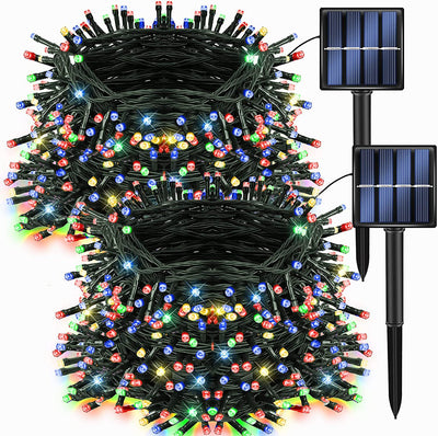 Luces Navideñas LED Solares Impermeables para Exterior - Image 19