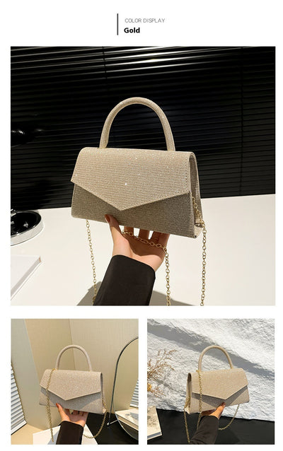Bolso Cuadrado Pequeño con Diamantes para Mujer - Image 15
