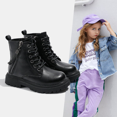 Botas Martin de Cuero para Niños - Otoño e Invierno