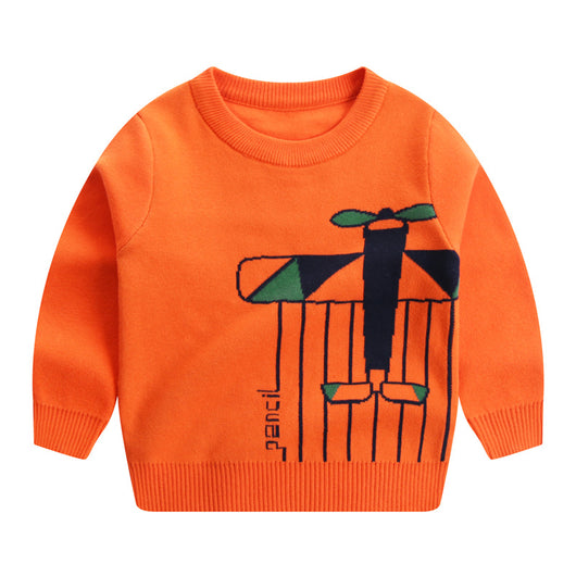 Suéter Infantil Doble Capa de Algodón para Otoño e Invierno - Image 10