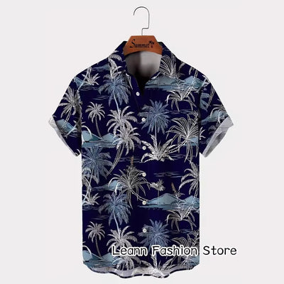 Camisa de Playa Estilo Hawaiano para Hombre - Image 4