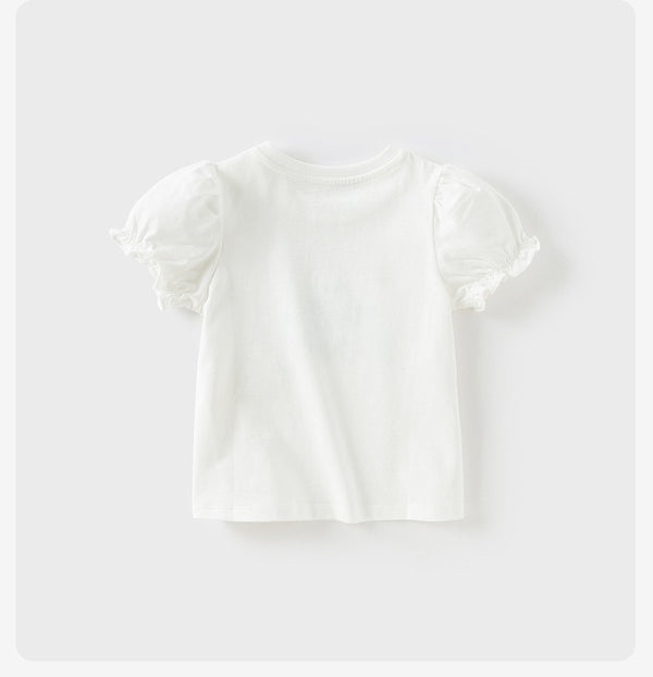 Blusa Antibacterial Antiácaros de Algodón Puro 5A para Niña