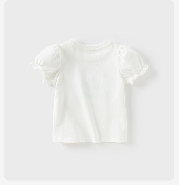 Blusa Antibacterial Antiácaros de Algodón Puro 5A para Niña