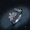 Anillo de Plata Esterlina 925 Minimalista Estilo Lujo Japonés para Mujer