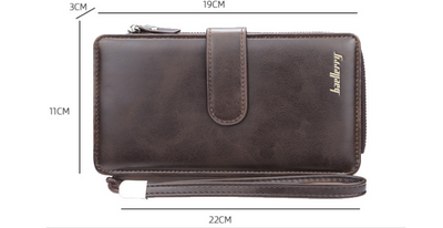 Billetera Retro Multifuncional con Cierre Largo - Clutch Europeo Moderno - Image 18
