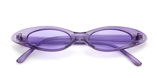 Clear frame cat eye sunglasses with bright yellow lenses, suitable for fashion wear and sun protection. - Image 22