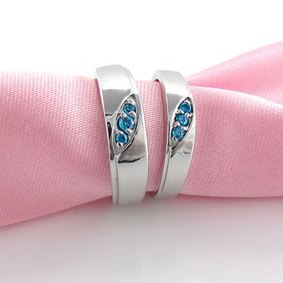 Anillo de Plata 925 con Cianita para Parejas - Joya Elegante para Hombre - Image 2
