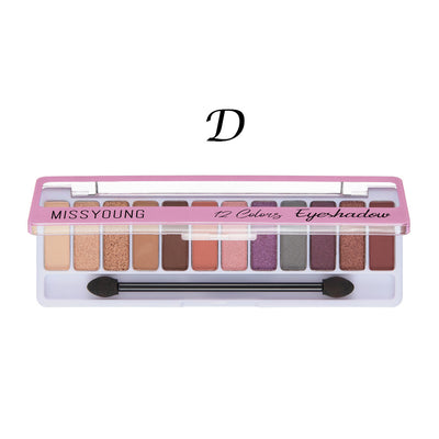 Paleta de Sombras Perladas Mate Anti-Transferencia - Image 15