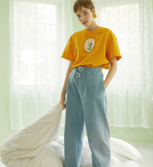 Camiseta Suelta de Color Liso - Comodidad Versátil - Image 17